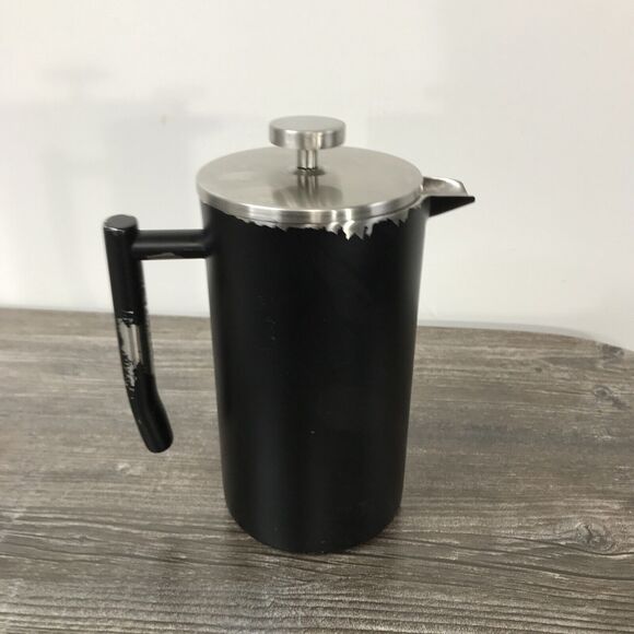 Veken French Press Coffee & Tea Maker, 304 Stainless Steel Black - Picture 6 of 13